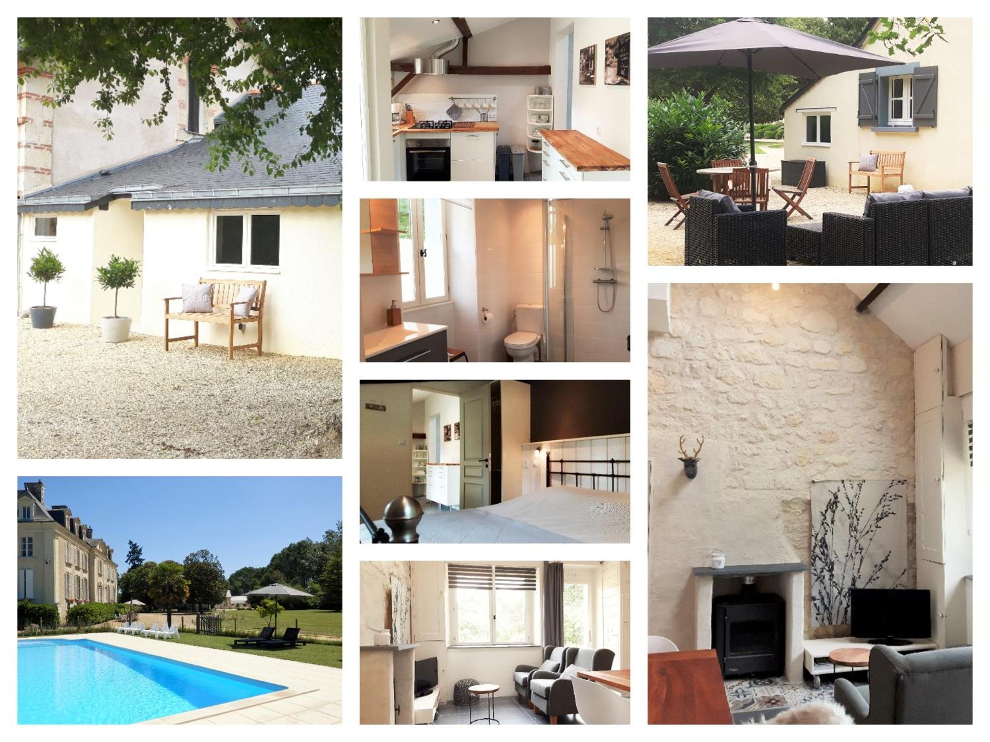 Chateau La Mothaye - Self Catering Apartments With Pool In The Loire Valley Les Bois-d'Anjou Zimmer foto